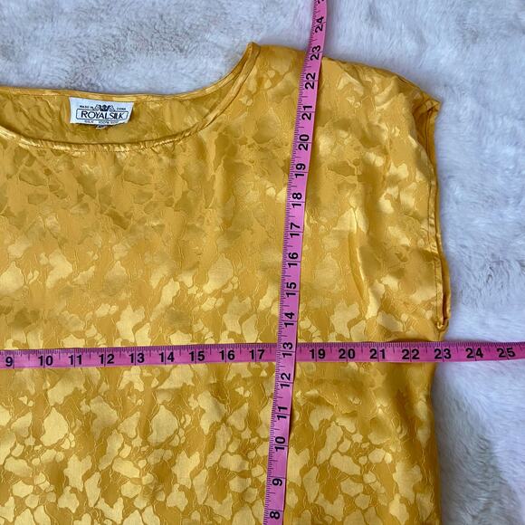 Vintage Royal Silk Blouse - Picture 4 of 4